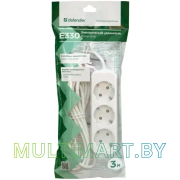 Удлинитель Defender E330 (99222) картинка 3